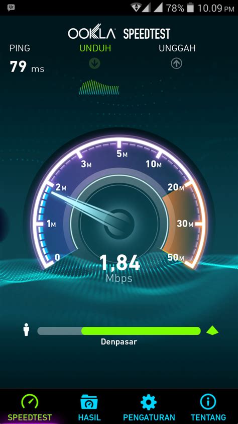 Net Speed Test 的图像结果