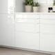 RINGHULT Drawer front, high-gloss white, 60x20 cm - IKEA