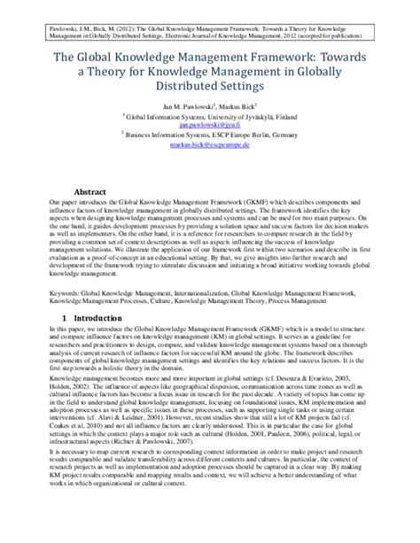 Knowledge Management Theory 的图像结果