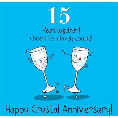 Happy anniversary 15 | Happy 15th anniversary, Wedding anniversary ...
