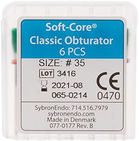SybronEndo 972-3035 Soft-Core Carrier-based Obturator, 35 Size (Pack of ...