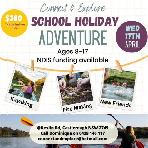 April School Holiday Kayak Adventure, Devlin Rd, Castlereagh NSW 2749 ...