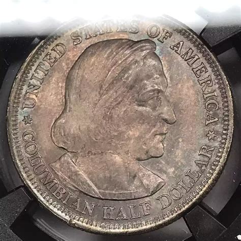 1893 World's Columbian Exposition Commemorative Half Dollar NGC MS-64 ...