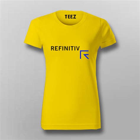 Refinitiv Logo T-Shirt For Women - TEEZ.in