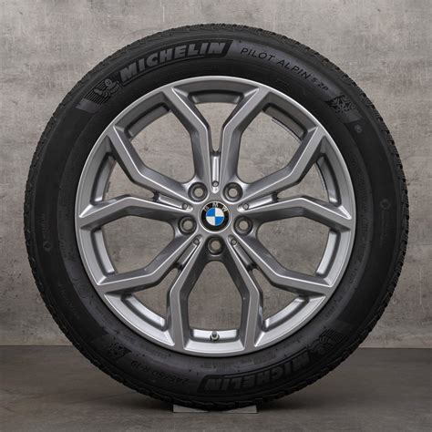 BMW X3 G01 X04 G02 OEM winter wheels tires 19 inch rims 6877328