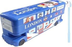 Flipkart.com | Senkiddpro Double Decker Bus Matal Pencil/Geometry Box ...