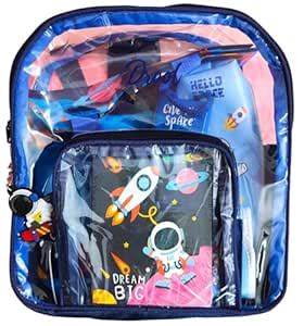 AMANVANI Space Stationery Kit Set For Boys 7 in 1 Stationery Items ...