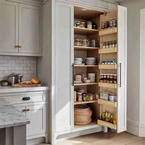 Maximizing Small Spaces: A Guide To Builtin Upright Pantry Cabinets
