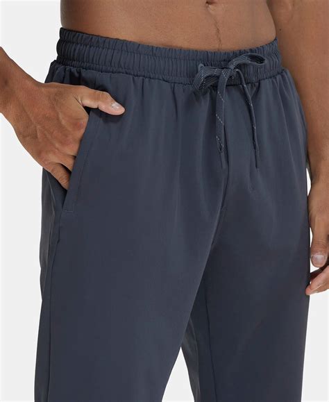 Buy Recycled Microfiber Elastane Stretch Trackpant with Zipper Pockets ...