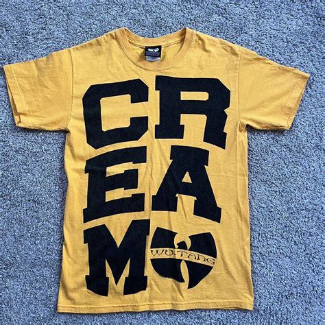 Wu Tang Clan × Wu Wear × Wutang 🔴Wu-Tang Shirt Size Small CREAM Yellow ...