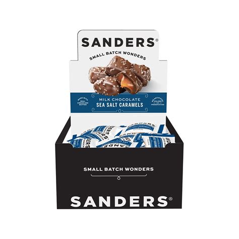 Sanders Small Batch Wonders Snack-Size Sea Salt Milk Chocolate Caramels ...