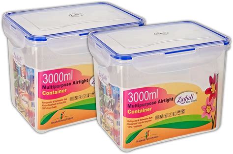 Rahi Enterprise Square Kitchen Transprant Storage Container Set ...