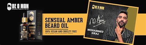 Buy Beoman Sensual Amber Beard Oil | Argan Jojoba & Avacado Oil ...