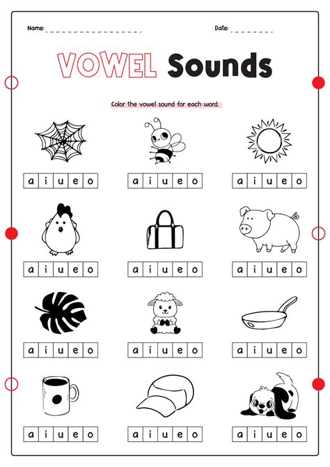 Long And Short Vowel Sounds Worksheets - Acicabuja
