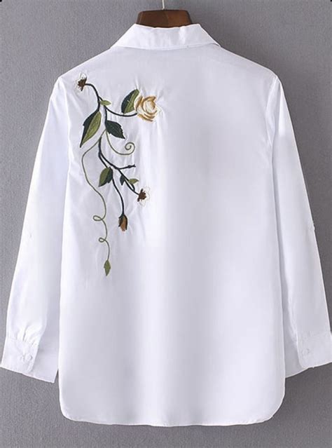 Pin by Catherine on Shirts | Embroidered clothes, Embroidery fashion ...
