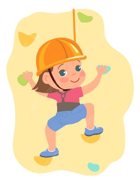 Clip Art De Escalada De Montaña Para Niños Cuerda De Escalada,