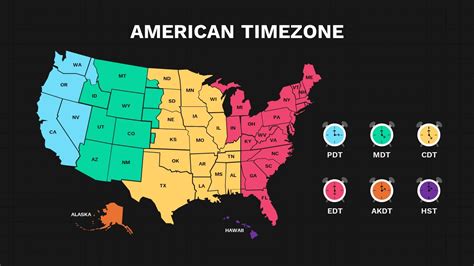 Image result for Current Us Time Zone Map