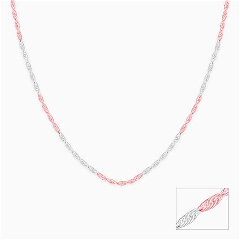 Dual Tone Rope Chain – GIVA