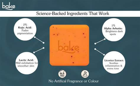 Buy BAKE 2% Kojic Acid Soap (200 Gms, 2 Pcs) for Pigmentation & Tan ...