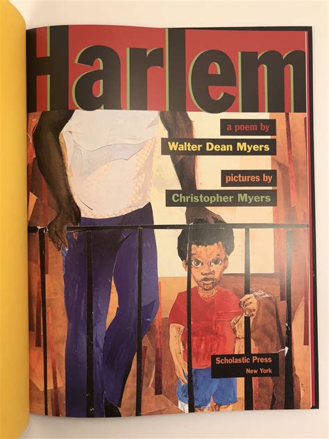 Harlem, a Poem Illustrated by Christopher Myers by Myers, Walter Dean ...