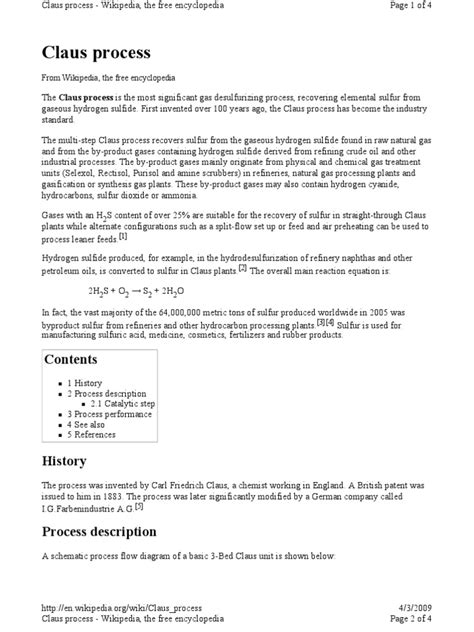 Image result for Claus Process