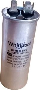 Whirlpool 36 MFD Air Conditioner Capacitor ( Code INGACCAP04 ...