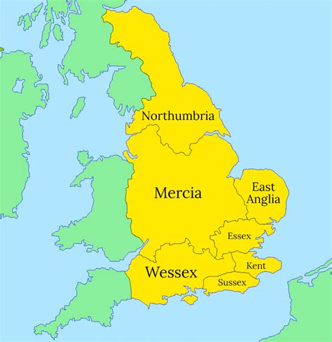 Heptarchy - The Anglo-Saxons
