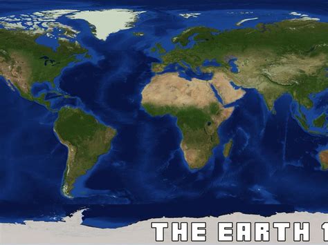Minecraft Earth Map To Scale