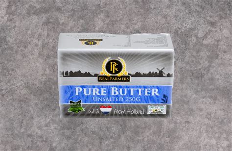 Unsalted Butter 250g alu wrap
