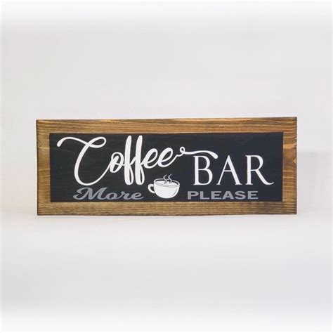 Cool Coffee Bar Signs at Victor Bartlett blog