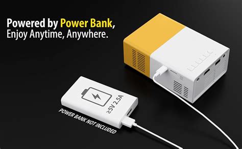 Technoview Pro Mini Portable LED Projector – AV, HDMI, USB, Micro SD ...