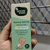 Mother Sparsh Hing Tummy Roll On for Colic Relief and Digestion, 100% ...
