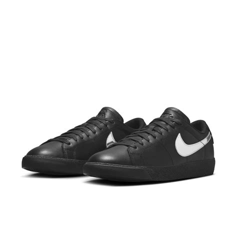 Nike SB Zoom Blazer Low x Dancer Skateboards 'Black and Metallic Silver ...