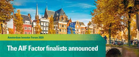 The AIF Factor finalists announced | ABN AMRO