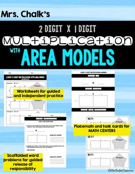 Area Model Multiplication 2-Digit by 1 Digit 的图像结果