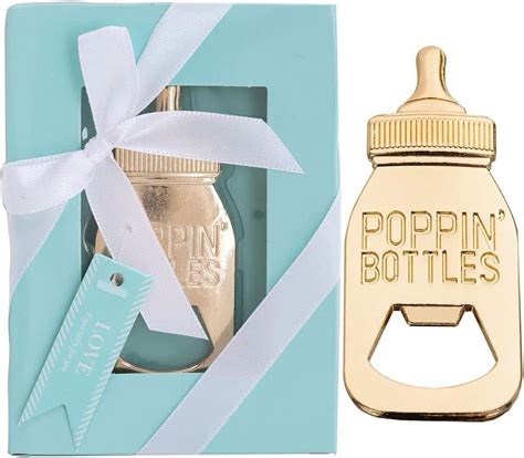 Buy PARTYGOGO 24pcs POPPIN BOTTLES Shape Bottle Opener for Baby Shower ...