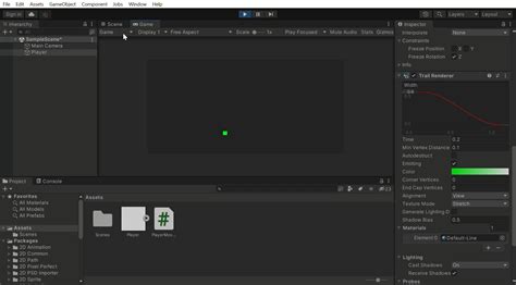 Unity Dash Tutorial 的图像结果