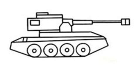 坦克简笔画画法教程：如何画坦克_简笔画网
