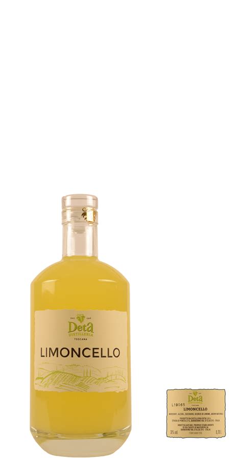 Deta Distilleria - Limoncello - da limoni italiani - 0,7 Ltr. | Het ...