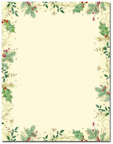 Christmas Stationery Template