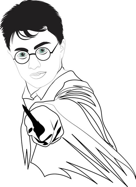 Harry Potter Face Sketch