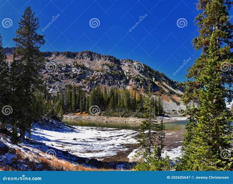Red Pine Lake Mountain Landscape Scenic View from White Baldy and ...