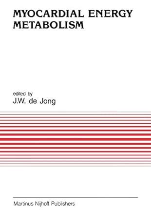 Buy Myocardial Energy Metabolism: 91 (Developments in Cardiovascular ...