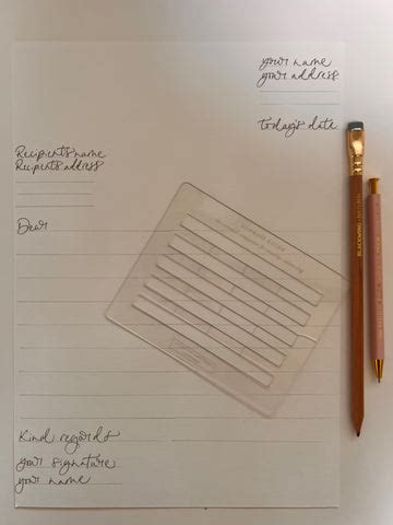 Basic Letter Format 的图像结果