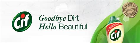 Cif Lemon Abrasive Surface Cleaner Cream for Kitchen & Bathroom ...