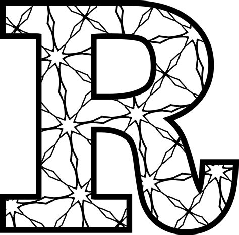 Free Printable Alphabet Letters Coloring Pages