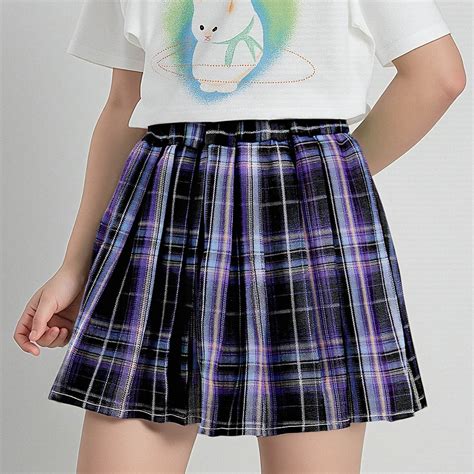 Girls' Plaid Skirt Children's College Style Pleated Skirt School Start ...