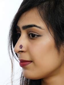 Nose Rings - Buy Silver Nose Rings Studs Pin Designs Online at Best ...