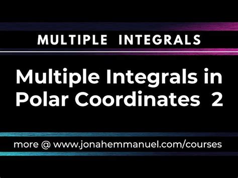Image result for Multiple Integration Using Polar Coordinates