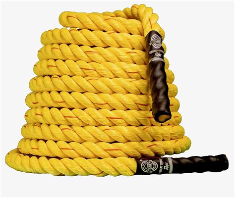 ESSKAY UTTAM Rope Polypropylene 1.25" Thick / 35 Feet Gym Exercise Rope ...